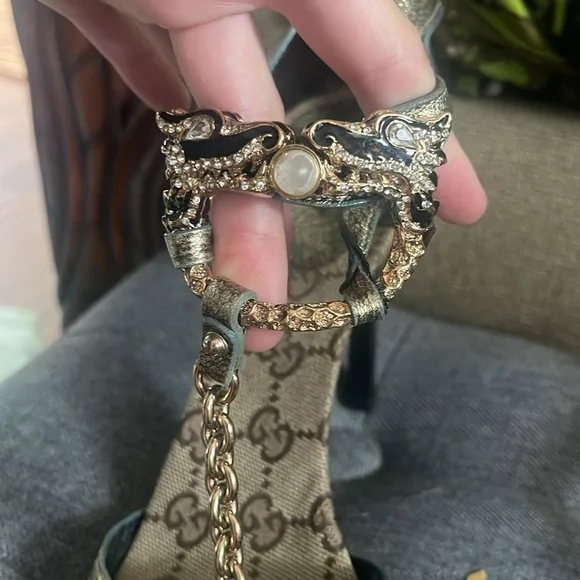 Gucci Tom Ford Era Dragon Jewel Runway Shoes - Picture 7 of 14